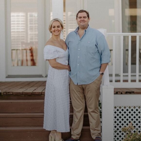 Mara Hoffman Adelina White Midi Wrap Dress Organic Cotton Size Small Preowned - Picture 4 of 12